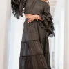 Skirt Lucia Boho Dark Taupe