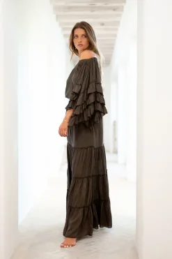 Skirt Lucia Boho Dark Taupe