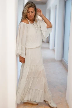 Skirt Lucia Boho Ecru