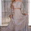 Skirt Lucia Boho Taupe