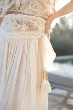 Skirt Santi Paisley Ivory