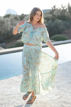 Skirt Santi Paisley Mint