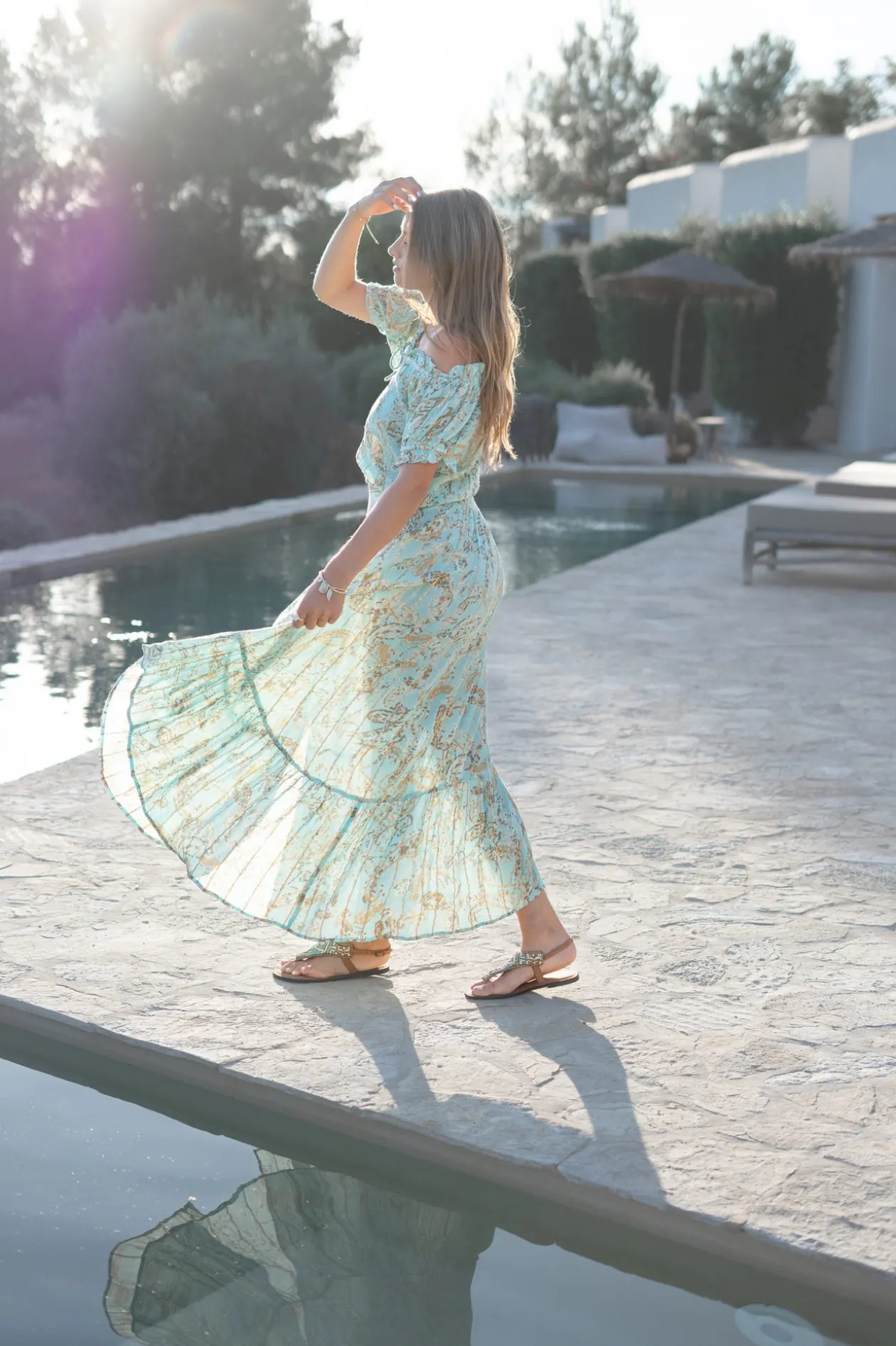 Skirt Santi Paisley Mint