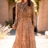 Skirt Santi Paisley Taupe