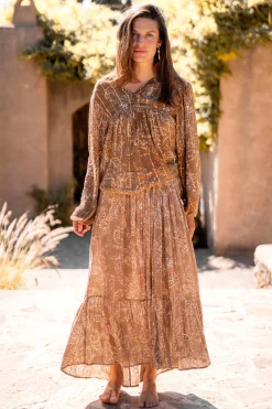 Skirt Santi Paisley Taupe