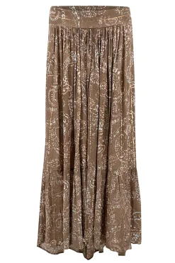 Skirt Santi Paisley Taupe