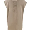 Sleeveless Top Raf Sand