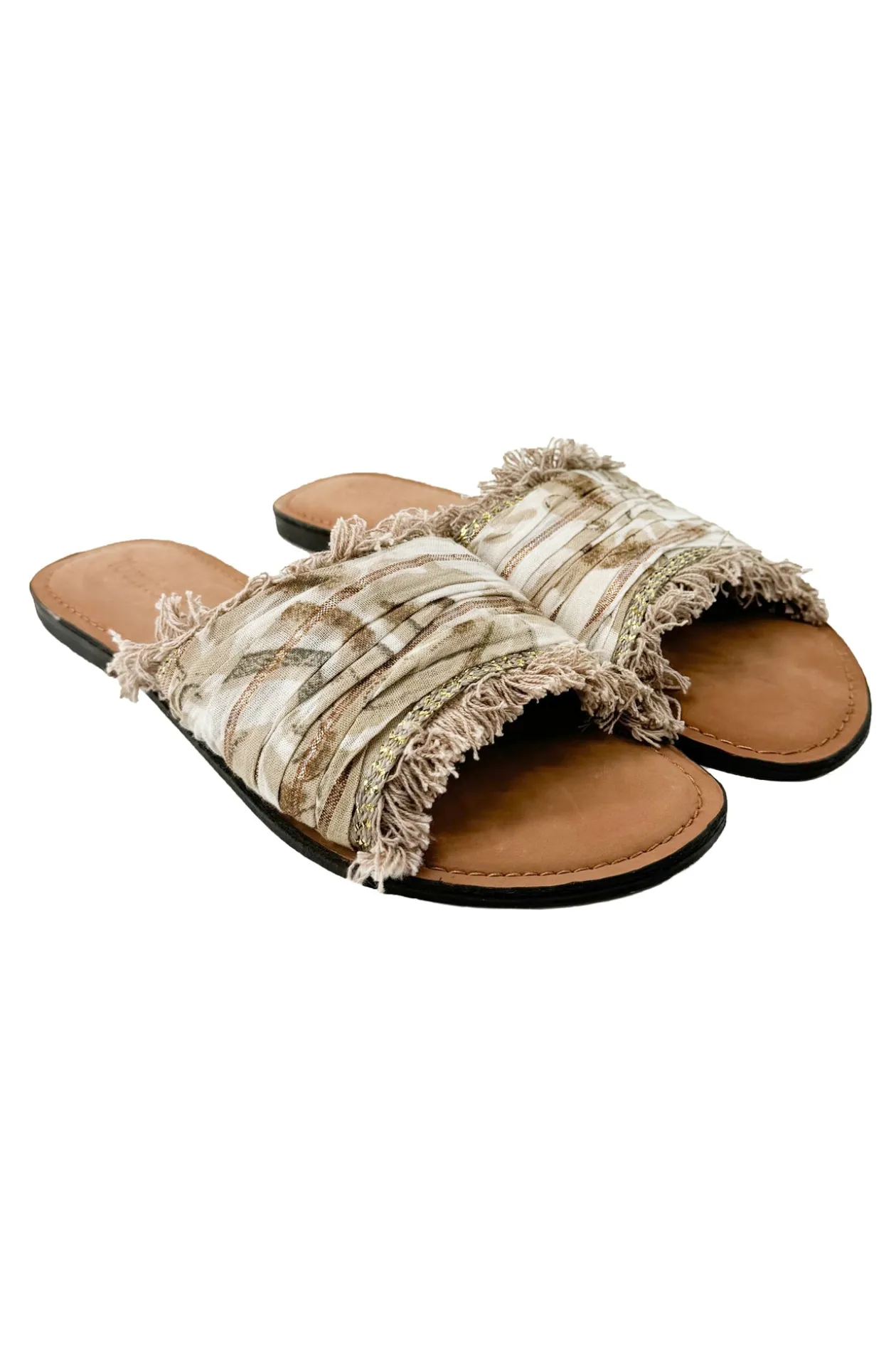 Slipper Inessa Baroque Ivory print