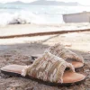 Slipper Inessa Baroque Taupe Print