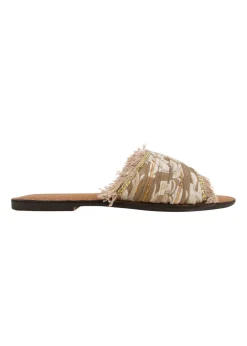 Slipper Inessa Baroque Taupe Print
