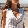 Sophia stripe gilet Stripe
