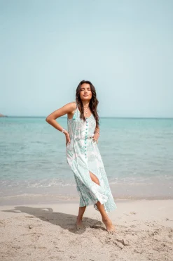 Strap Dress Adella Aqua