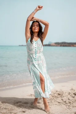 Strap Dress Adella Aqua