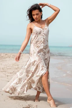 Strap Dress Adella Taupe