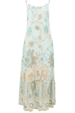 Strap Dress Chalina Flower Aqua