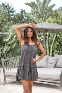 Strap Dress Evelyn Anthracite