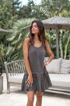 Strap Dress Evelyn Anthracite