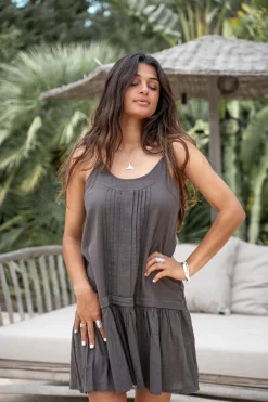 Strap Dress Evelyn Anthracite