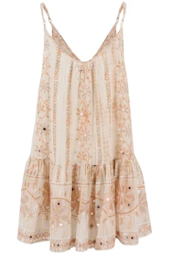 Strap Dress Faye Mirror Peach
