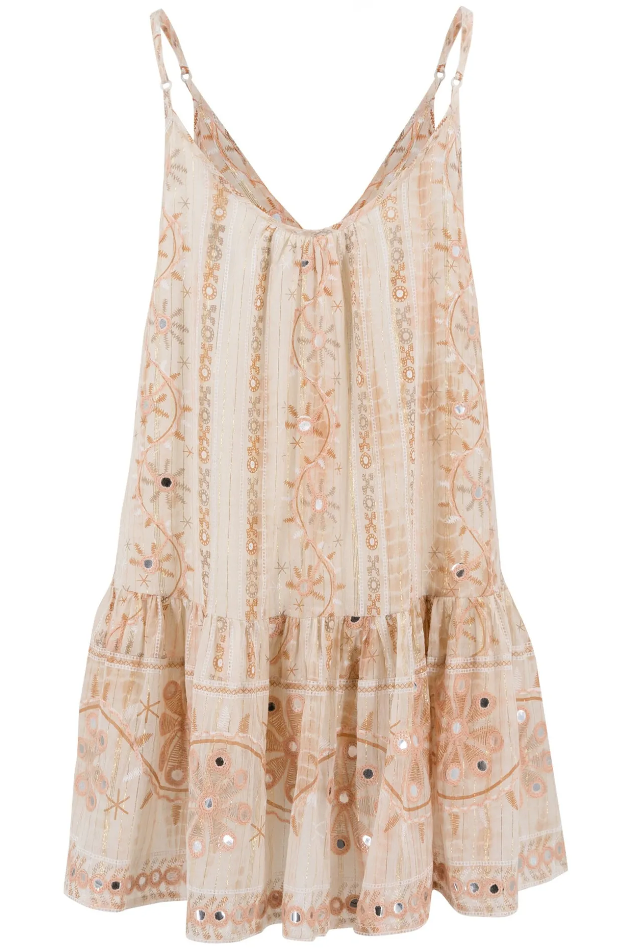 Strap Dress Faye Mirror Peach
