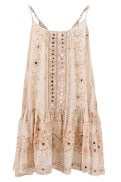 Strap Dress Faye Mirror Peach
