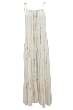 Strap Dress Gigi Stripe Ecru