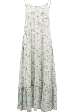 Strap Dress Madia Flower Mint