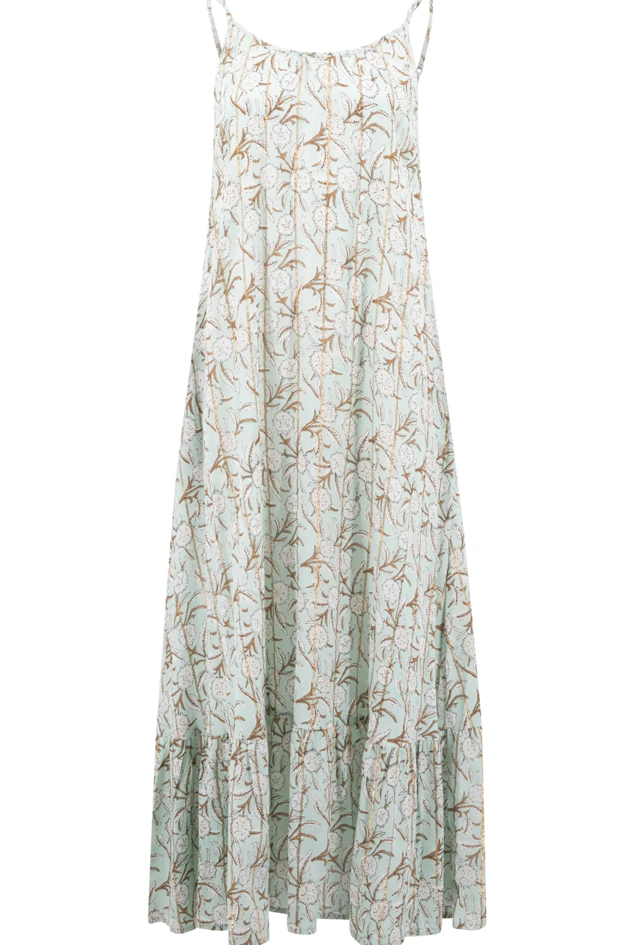 Strap Dress Madia Flower Mint