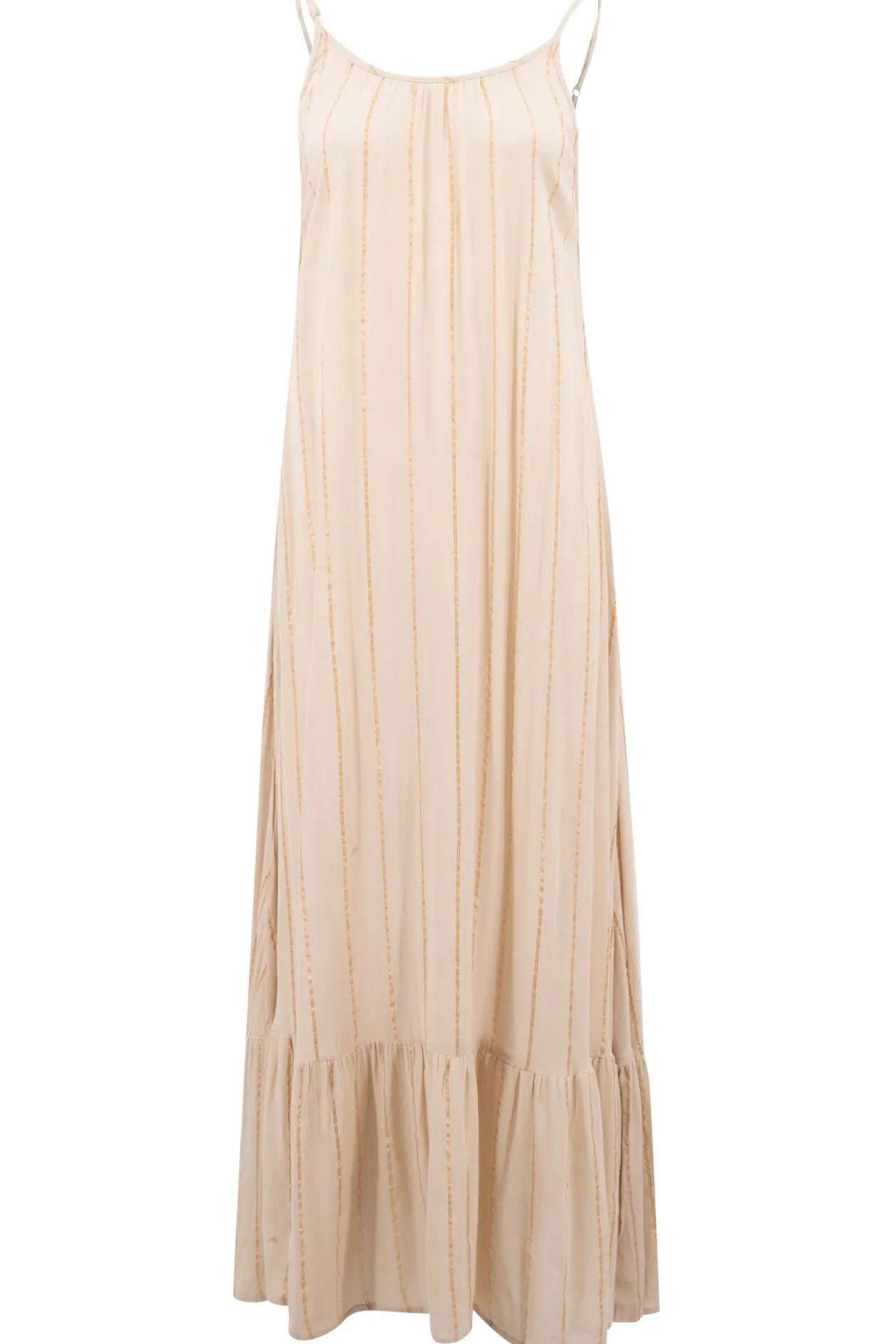 Strap Dress Madia Stripe Sand