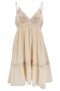 Strap Dress Marfil Elegancia Ecru