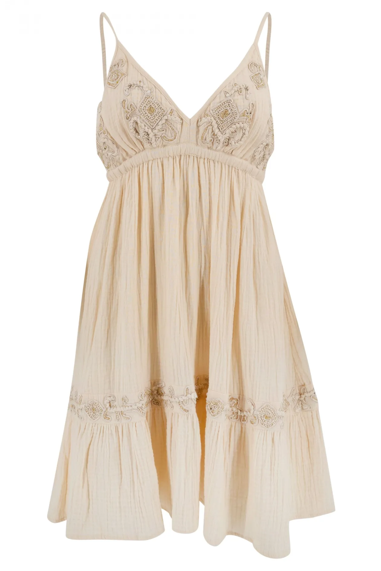 Strap Dress Marfil Elegancia Ecru