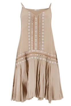 Strap Dress Mila Alma Taupe