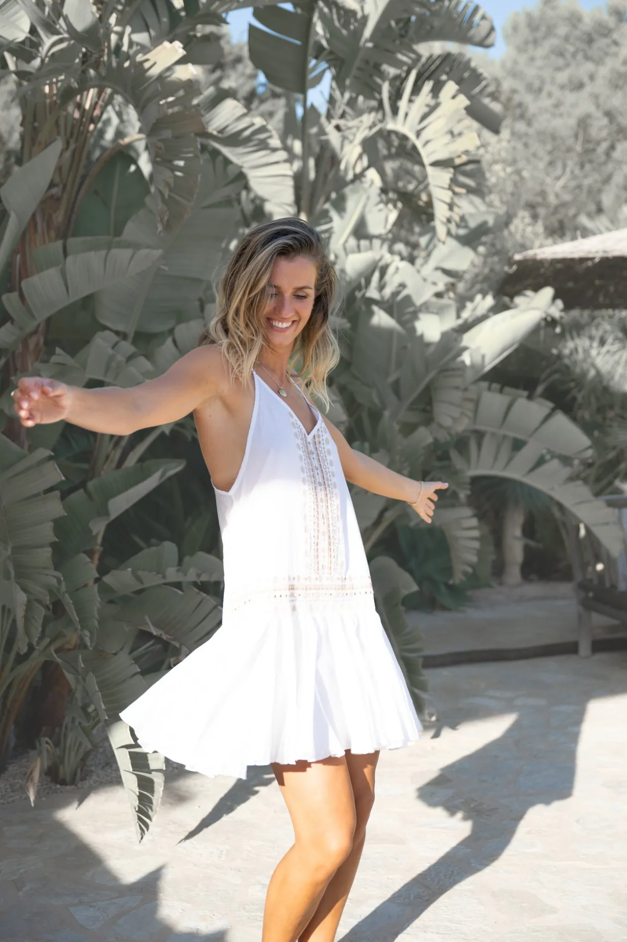Strap Dress Mila Alma White