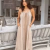 Strap Dress Royal Scorva Sand