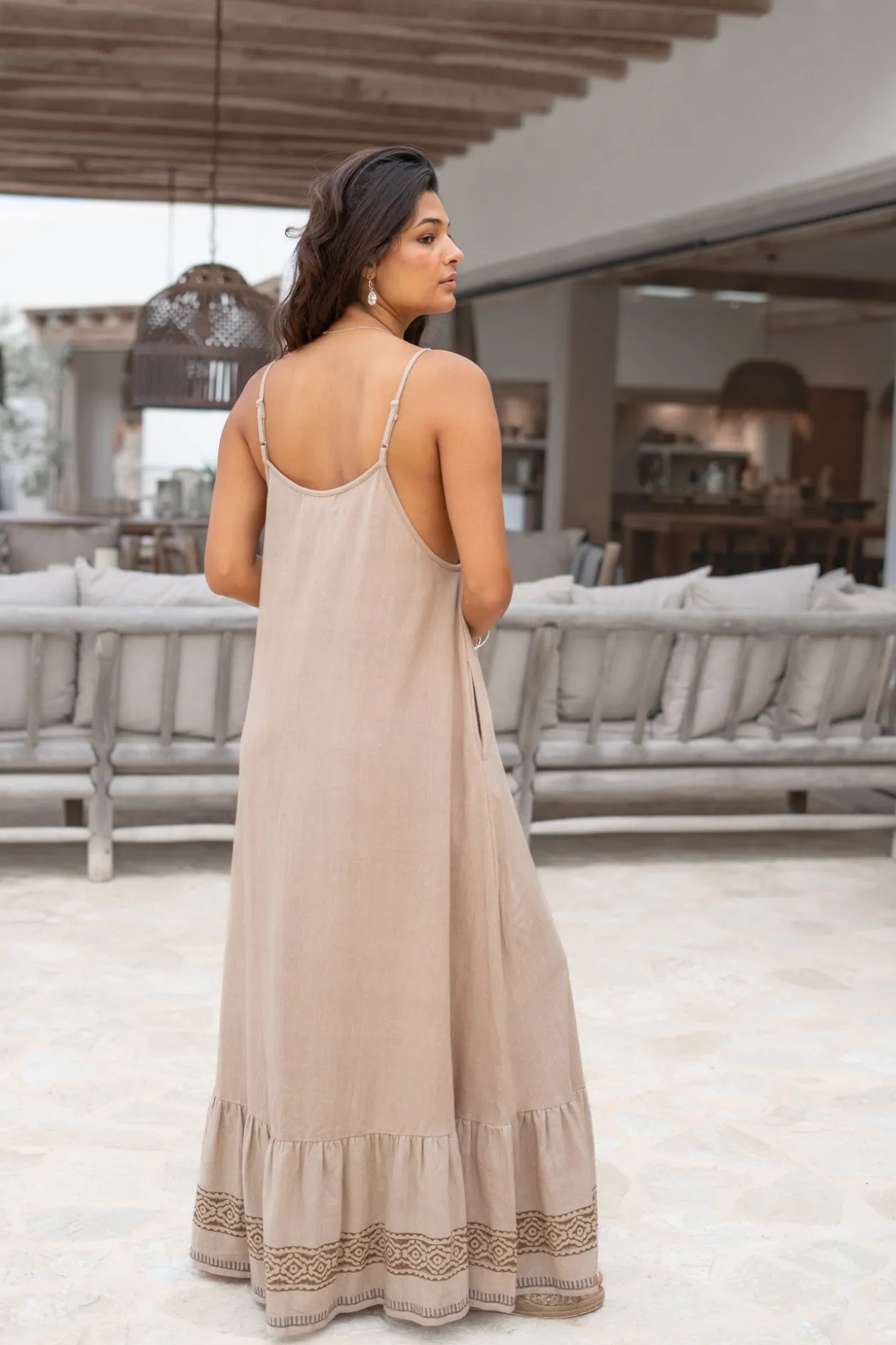 Strap Dress Royal Scorva Sand