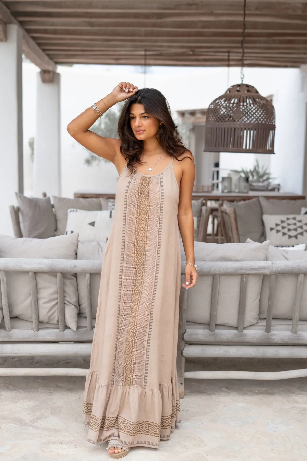 Strap Dress Royal Scorva Sand