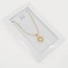 Sun Necklace Gold