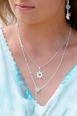 Sun Necklace Gold