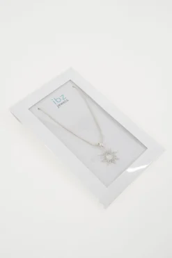 Sun Necklace Silver
