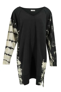 Sweater Dress Chavela Black Tie Dye