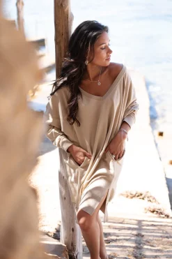 Sweater Dress Chavela Taupe