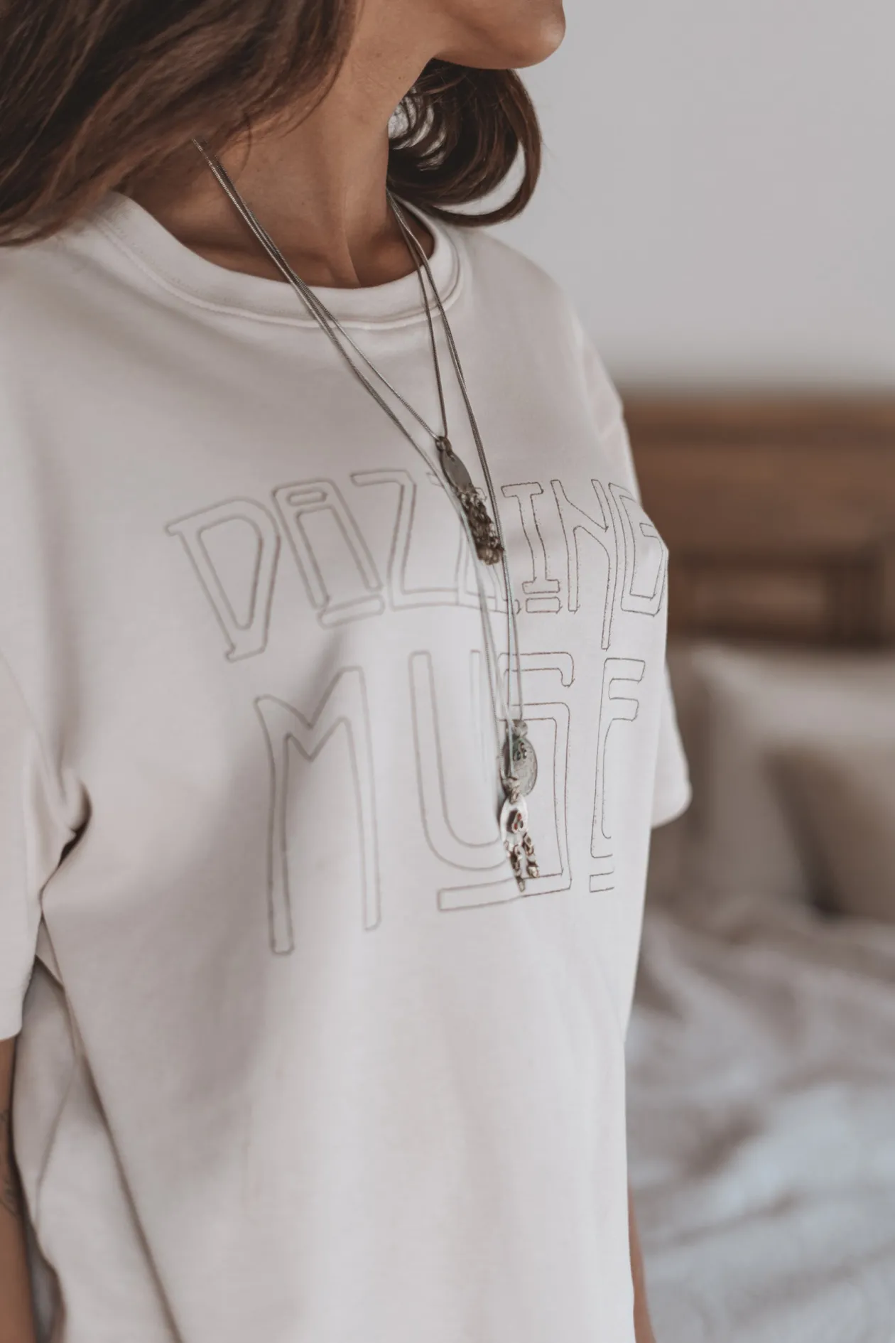 The Muse Artwork T-Shirt Light Beige