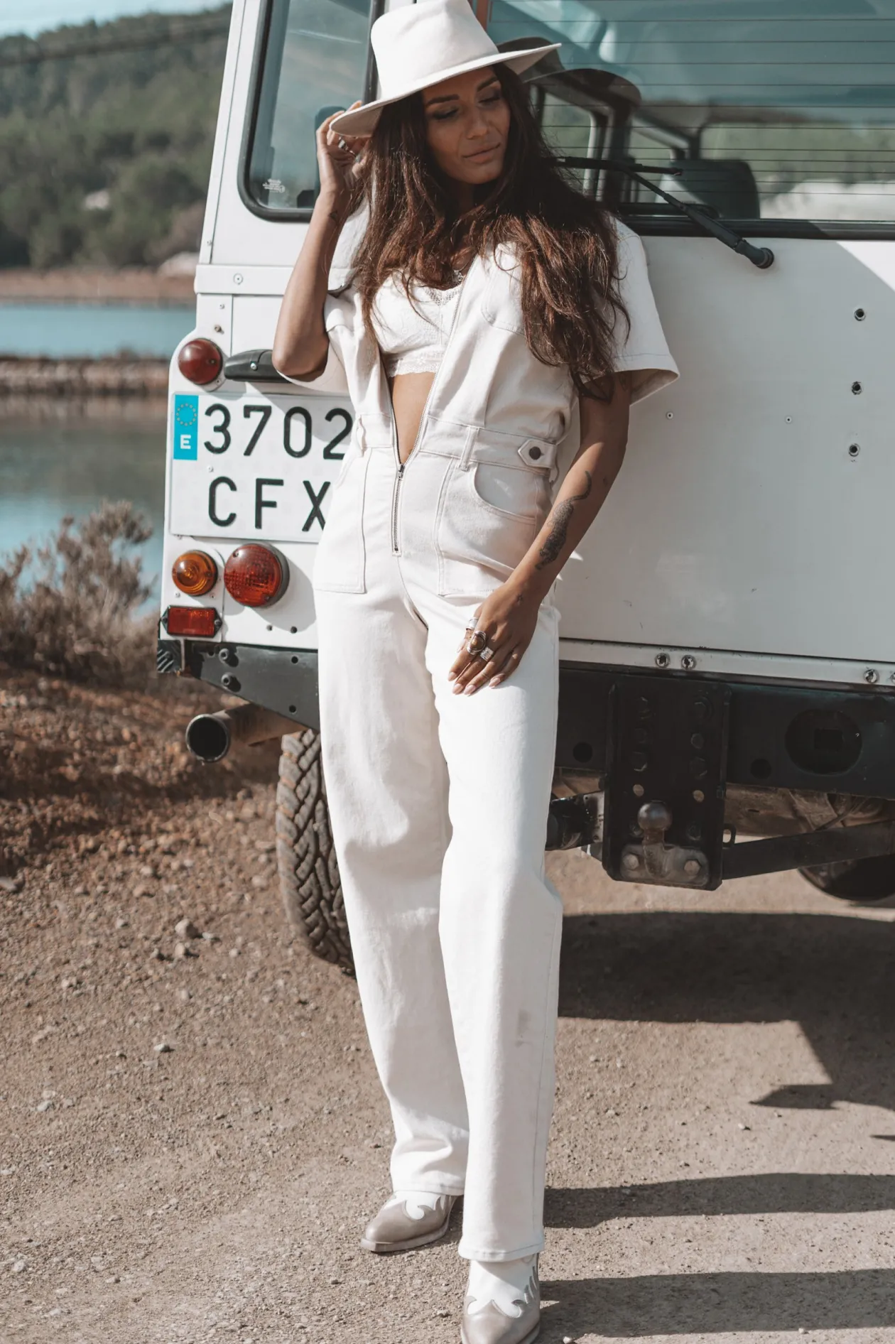 The Muse Jumpsuit Light Beige