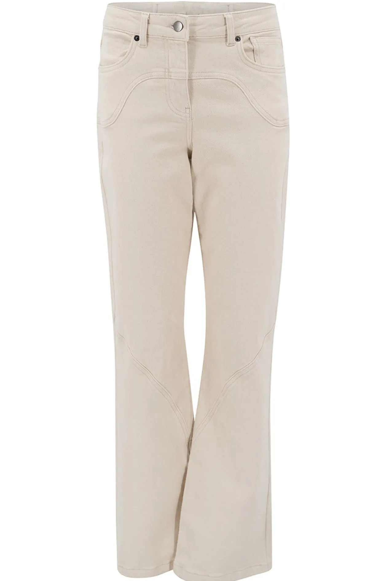 The Muse Neutral Jeans Light Beige