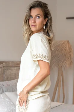 Top Emilia Scorva Ecru