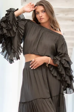 Top Flair Boho Dark Taupe