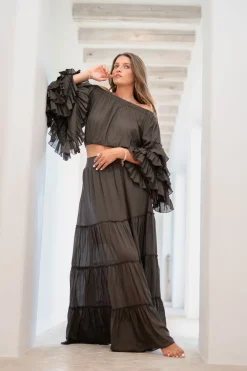 Top Flair Boho Dark Taupe