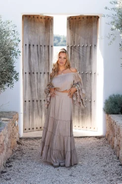 Top Flair Boho Taupe