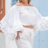 Top Flair White