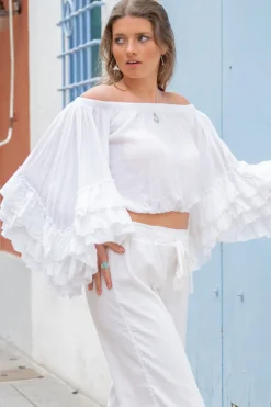 Top Flair White
